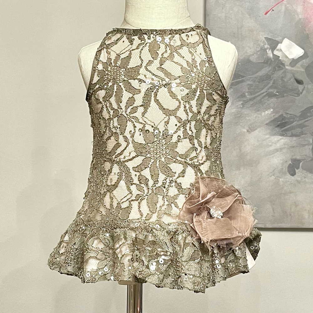 Like new gold sequined Pippa & Julie dress
